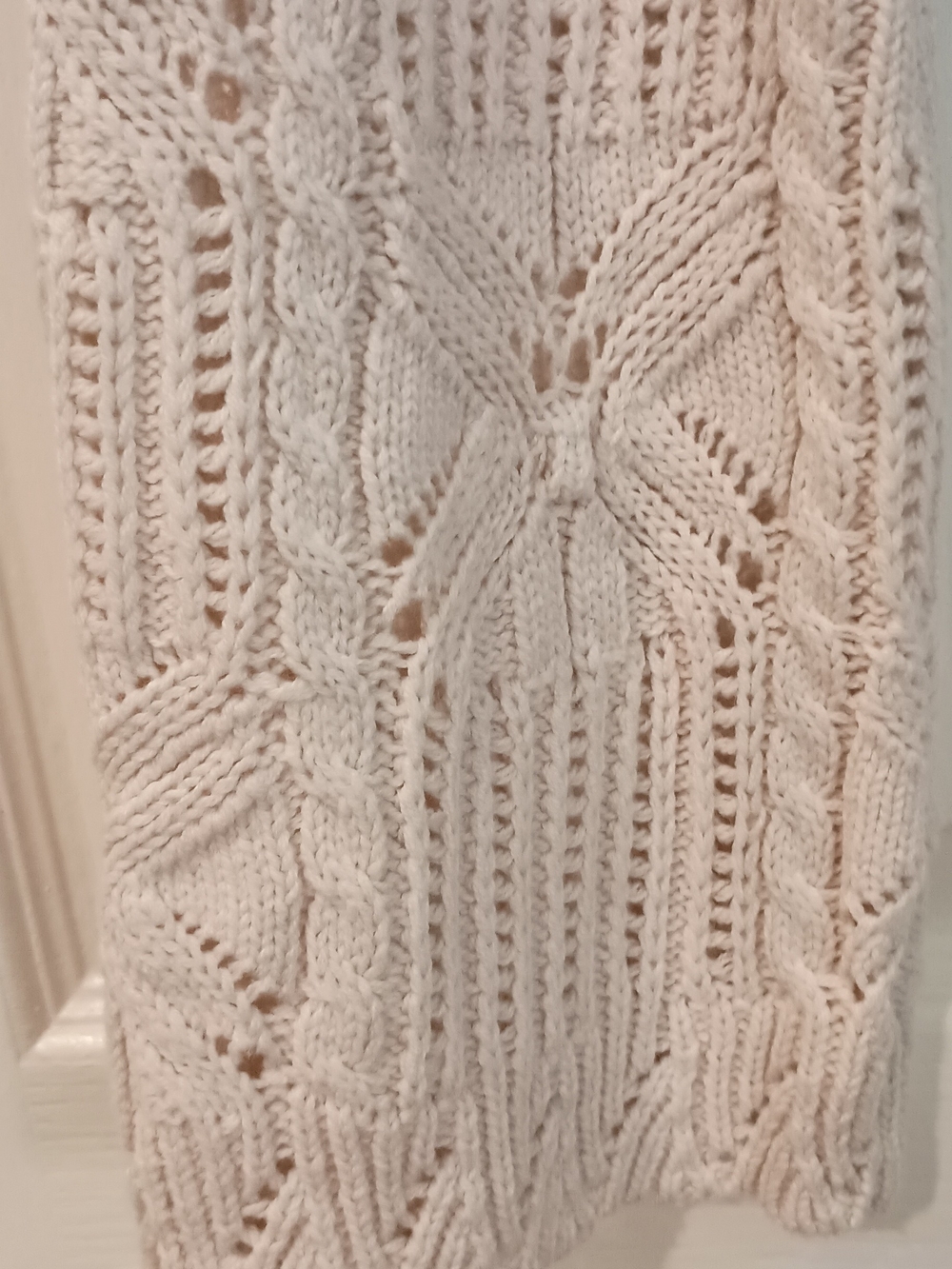 moon & madison Beige Crochet Tie-Front Cardigan NWT - Picture 7 of 10